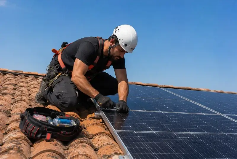 Maintenance et monitoring de panneaux solaires à Pauillac